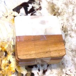 - - Four Pfaltzgraff marble coasters NWT